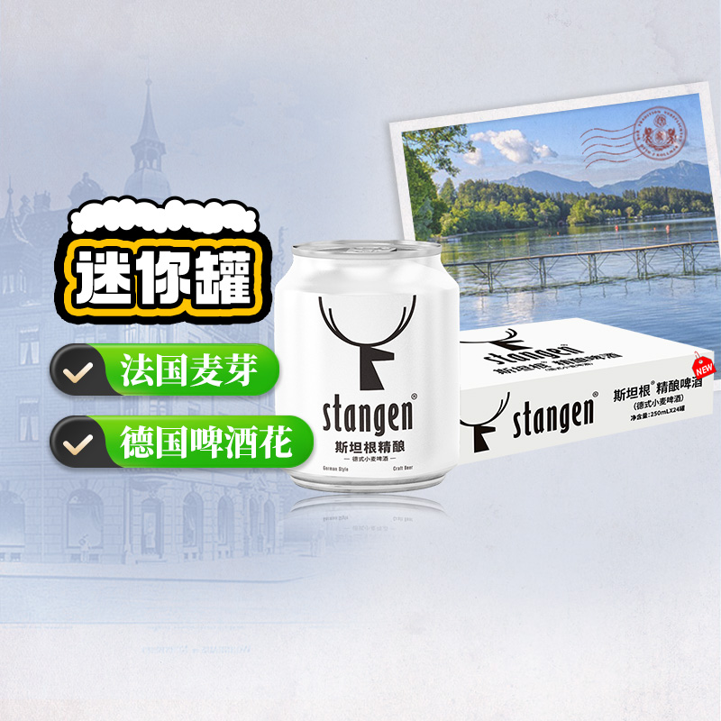 斯坦根精酿白啤酒250ml×24罐