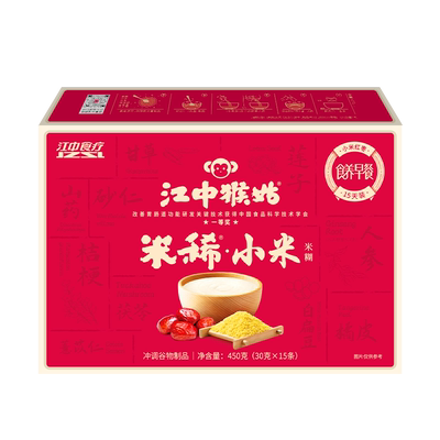 江中猴姑米稀小米红枣米糊15天