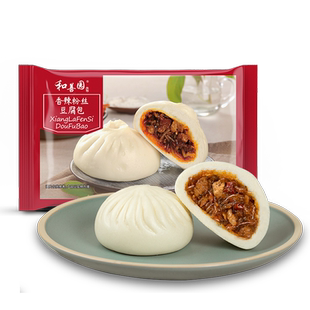 和善园包子香辣粉丝豆腐包包子家用早餐半成品包点