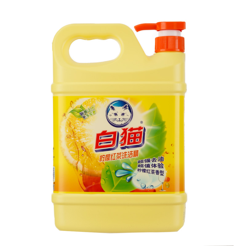白猫柠檬红茶1.29kg洗洁精