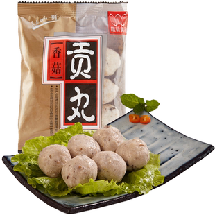 唯新肉丸香菇贡丸125g零食弹牙适口家用火锅关东煮食材【冷链】