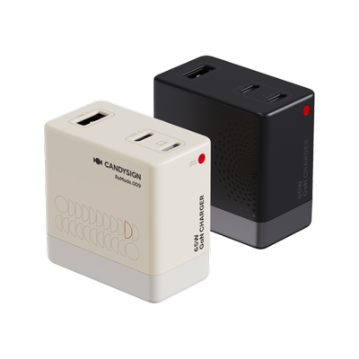 Candysign三口快充充电器67W