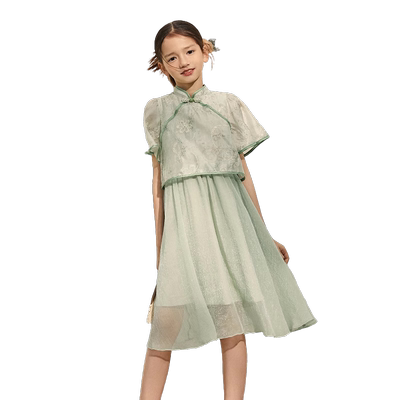 小叮尤尤汉服新中式连衣裙