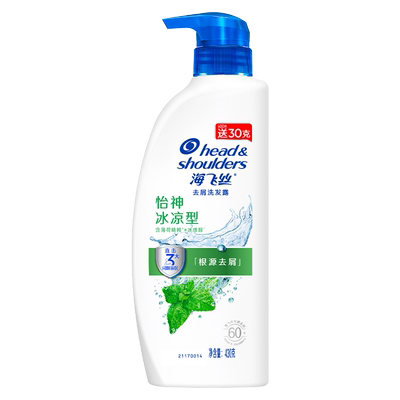 海飞丝去屑薄荷怡神洗发水430g
