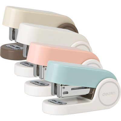 得力迷你小号学生用办公用订书机