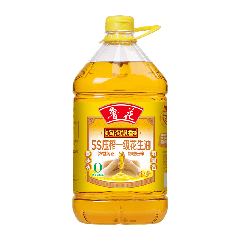 鲁花淘淘飘香5S压榨一级花生油