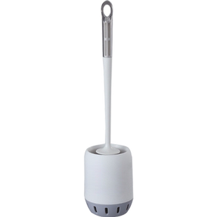 美宝琳免打孔壁挂马桶刷套装带底座家用无死角长柄厕所清洁刷1套