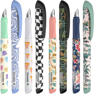 施耐德钢笔Voice系列高颜值便携签字钢笔学生练字用人体工学笔握