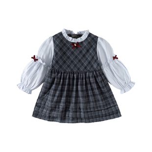 洋气宝宝公主裙儿童周岁礼服春秋款 班喜迪女童连衣裙秋装 2025新款