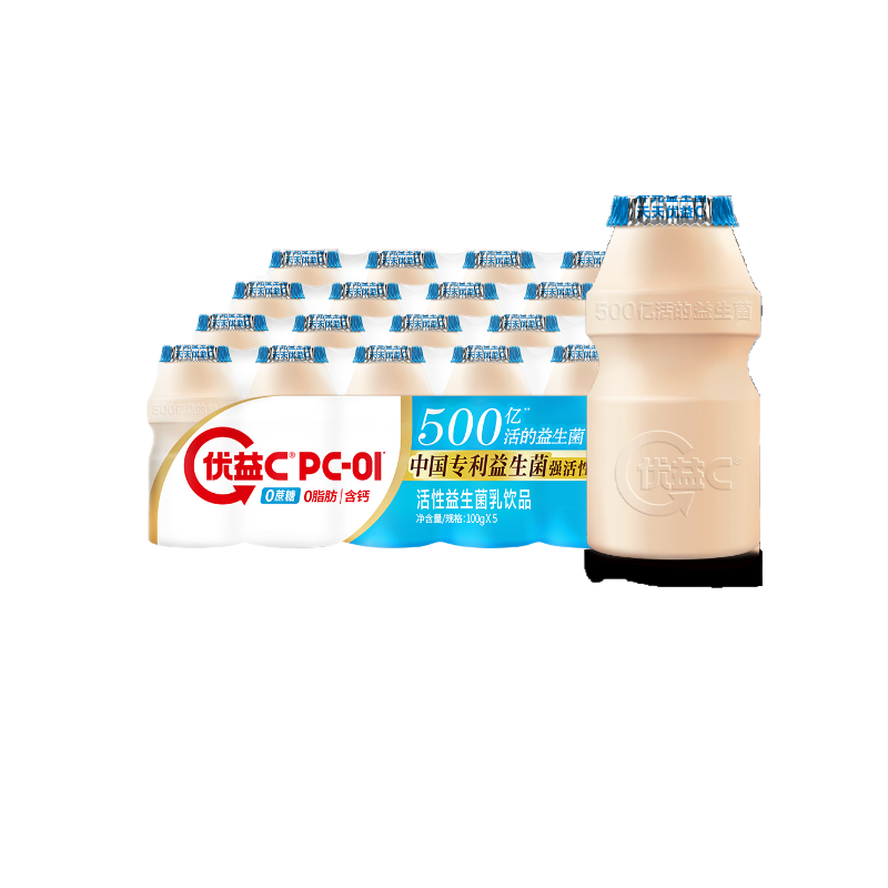 蒙牛优益C活性益生菌0蔗糖乳饮品