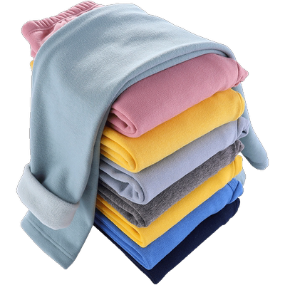 凯鹏儿童冬季加绒保暖长裤