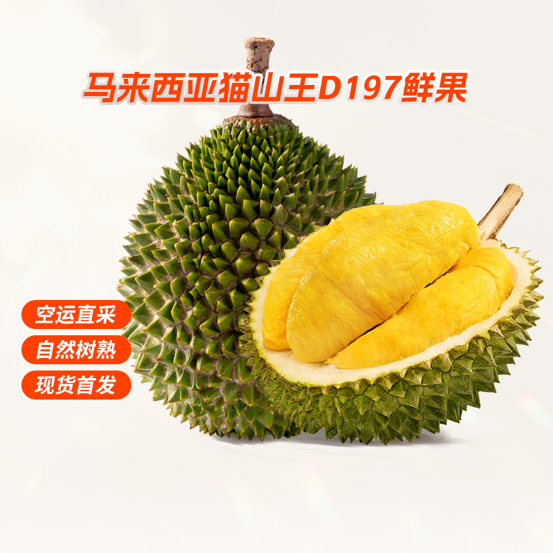 猫山王马来西亚进口榴莲