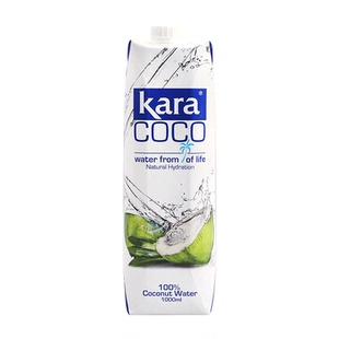 Kara Coco椰子水1L*1瓶 青椰果汁饮料0脂肪低卡轻断食