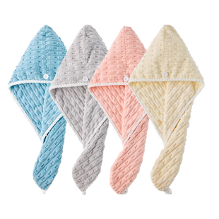 三利干发帽女7A抗菌吸水速干包头巾加厚2024新款擦头毛巾干发巾