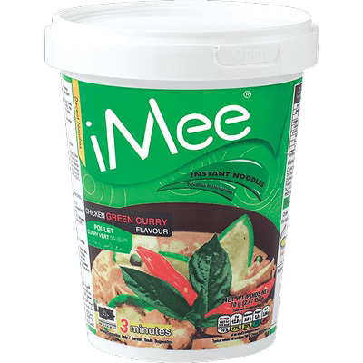 iMee艾米绿咖喱泰国杯面70g×3杯