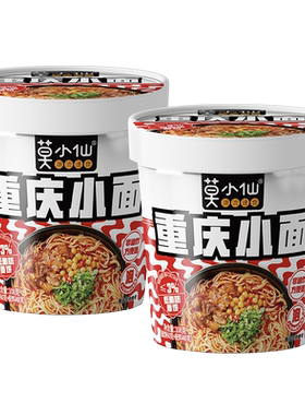莫小仙非油炸方便食品108g×2桶