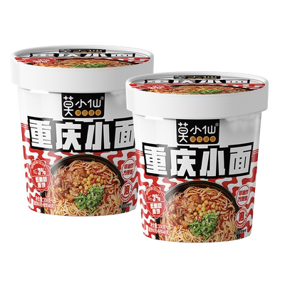 莫小仙非油炸方便食品108g×2桶