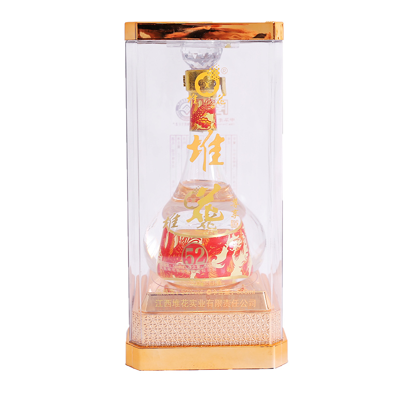 52度堆花尊享酒500ml/盒