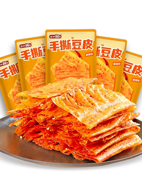 盐津铺子手撕豆皮辣片非油炸