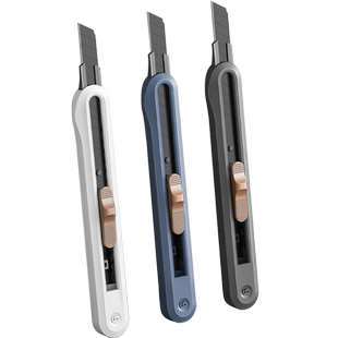 得力纽赛美工刀快递开箱刀加厚刀片可拆刀办公用品居家学生文具