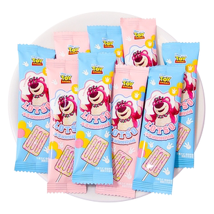 迪士尼冰淇淋跳跳奶棒棒糖果结婚喜糖零食雪糕状DIY儿童节糖果花