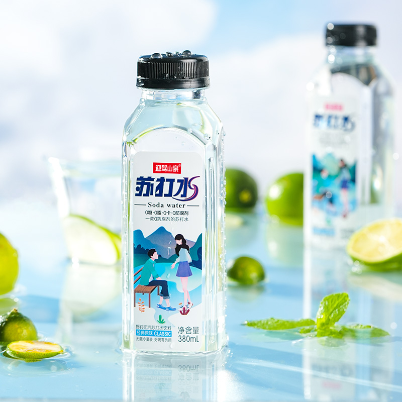 迎驾山泉原味苏打水380ml×24瓶