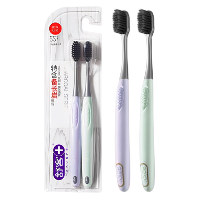 舒客牙刷软毛成人炭丝男女士