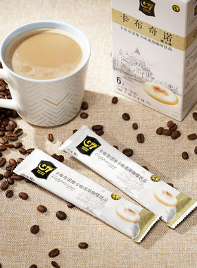 越南中原G7咖啡卡布奇诺速溶咖啡摩卡味108g6杯学习提神