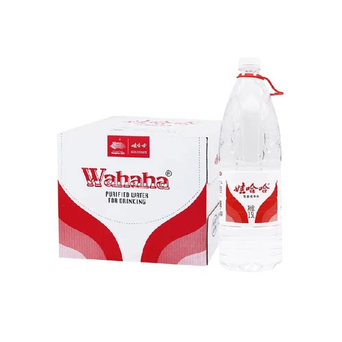 娃哈哈饮用纯净水1.5L×12瓶