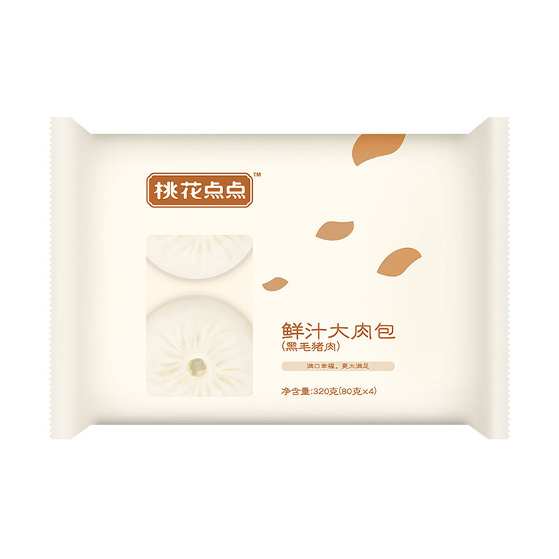 桃花点点鲜汁大肉包肉包子320g/袋朵朵微波炉加热纯手工怎么样,好用不?