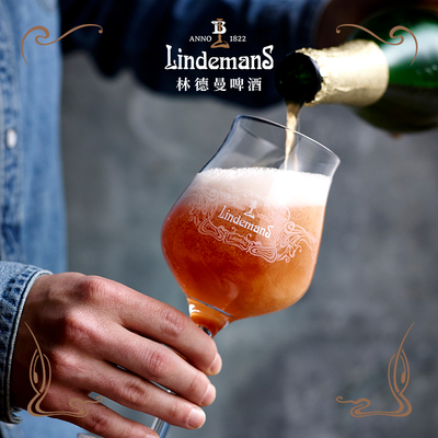 比利时果啤林德曼桃子750ml啤酒