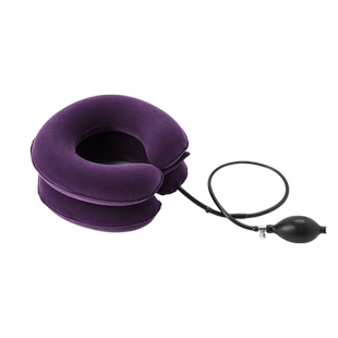 鱼跃牵引器充气式颈托家用家庭颈部牵引按摩器矫正颈托颈椎