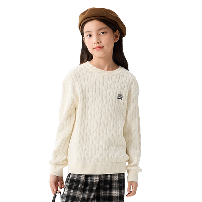 巴拉巴拉儿童套头毛衣打底针织衫