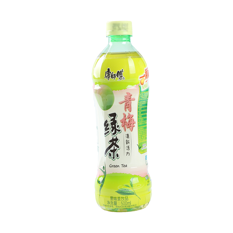 康师傅青梅绿茶(果味茶饮品)500ml/瓶