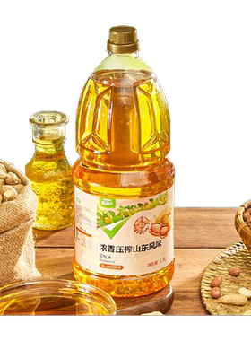 猫超臻选花生油1.8L/桶一级压榨