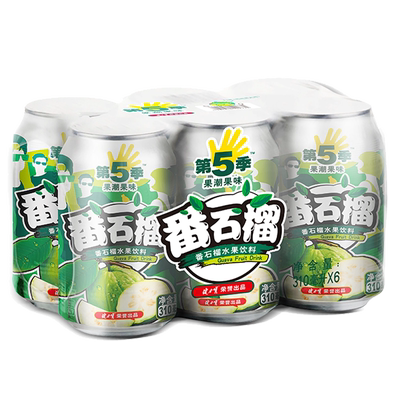 健力宝番石榴饮料310ml×6罐