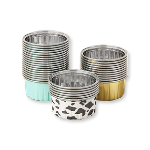 优勤空气炸锅专用锡纸碗家用烤箱烘焙蛋糕模具加厚食品级铝箔盒杯