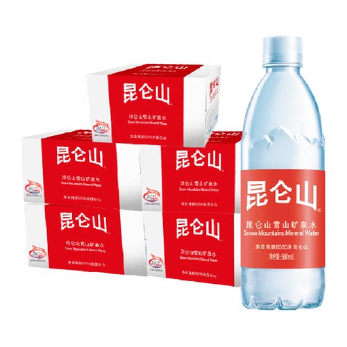 昆仑山天然弱碱性500*120矿泉水