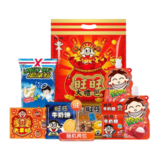 旺旺儿童零食大礼包春节过年送礼伴手礼儿童礼物298g