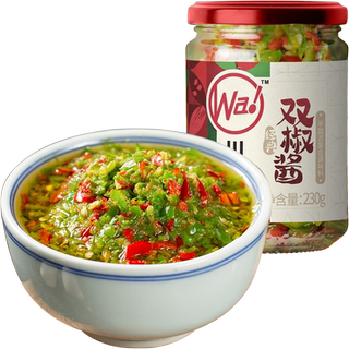 川娃子双椒酱调味品蒜蓉辣椒酱下饭菜拌面拌饭酱剁椒酱辣酱双椒酱