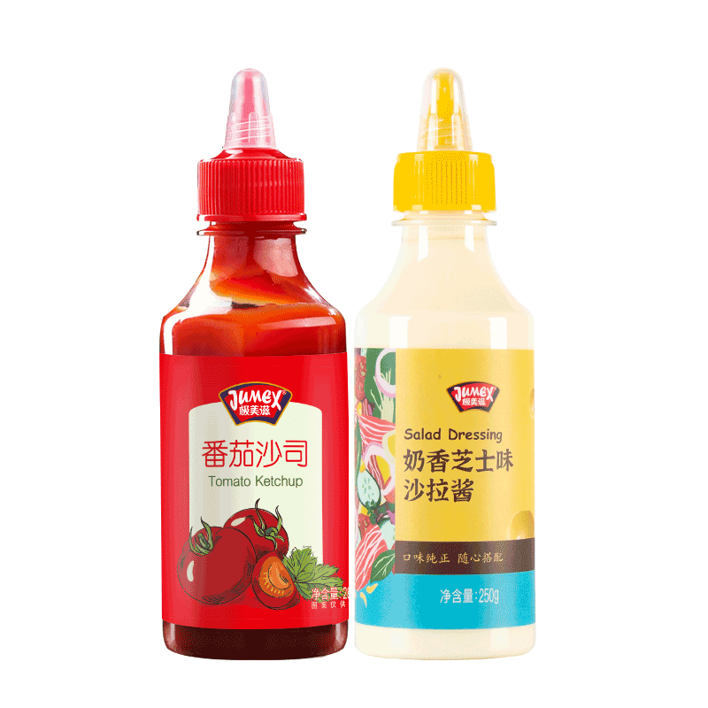 极美滋番茄沙司芝士挤压瓶530g