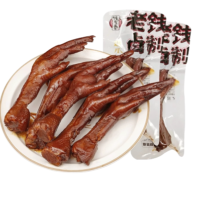 钱家香卤味鸡爪鸡掌零食
