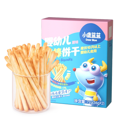 小鹿蓝蓝婴幼儿棒棒饼干