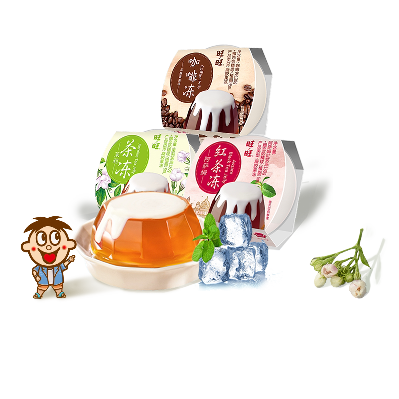 【旺旺茶冻组合】冷链直达雪顶茶冻多味Q弹