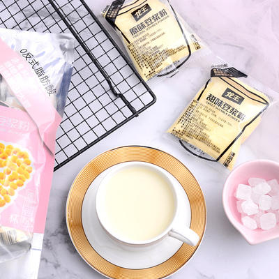 龙王每日醇系列冲饮早餐代餐小袋装甜味豆浆粉豆奶粉优惠装1050g