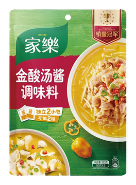 家乐金酸汤酱酸辣平衡90g*2袋