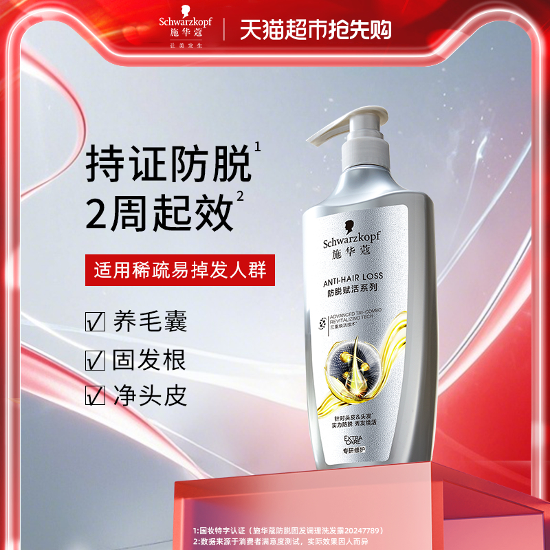 施华蔻防落发调理修护洗发水