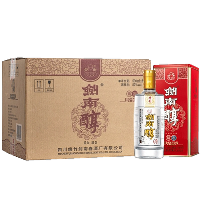剑南醇剑南春52度500ml整箱装