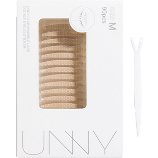 unny club双眼皮贴蕾丝无痕隐形M款自然单眼皮极细窄款内双