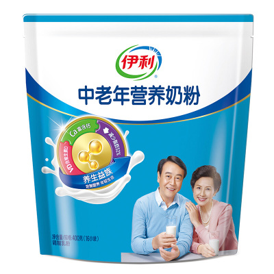 伊利中老年营养奶粉400克/袋